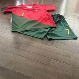 Soccer Jersey and Shorts Set